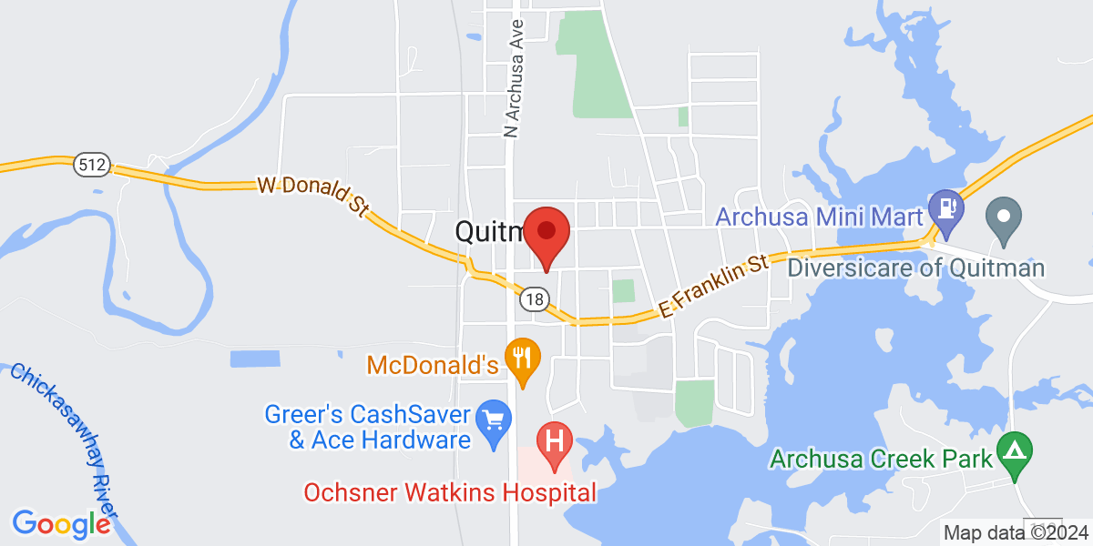Map of Quitman Public Library